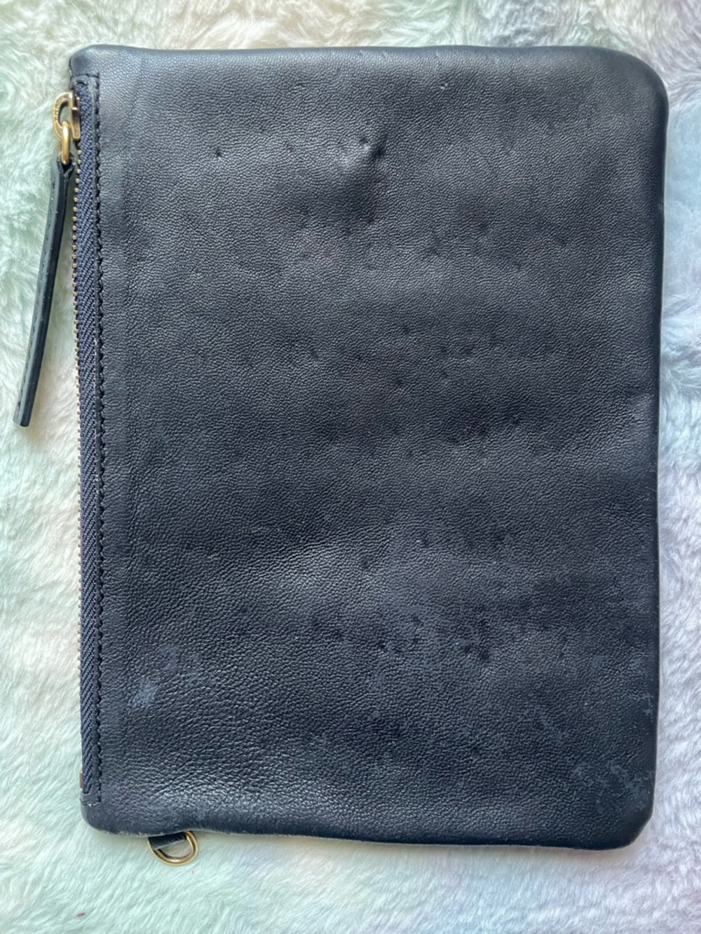Celine Black Leather Pouch - Picture 5 of 10